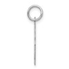 Black Bow Jewelry Sterling Silver, Sarah Collection 15mm Brocaded Disc Initial T Pendant - 2 of 4