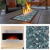 Home-Complete 10.47 lbs .5" Crushed Rock Fire Glass Aqua Blue - image 3 of 4