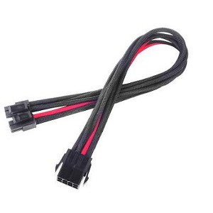 SilverStone Technology  ATX 24pin to MB-24pin(300mm) Power Cable Extneder Bicolor- Black & Blue - 1 of 4