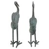 Design Toscano Small Bronze Crane: Set of two - 3 of 4