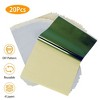iMountek "20Pcs A4 Tattoo Transfer Paper Kit, 4 Layers Skin Tattoo Stencil Paper for DIY Tattooing" Blue & Yellow - 4 of 4