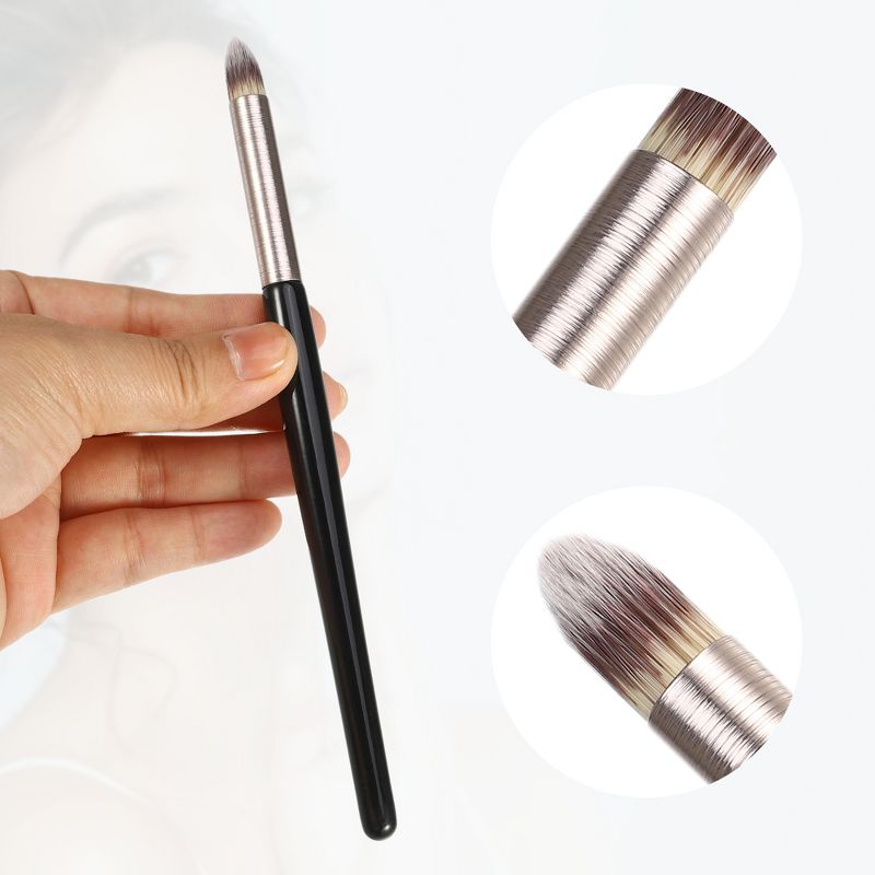 Unique Bargains Makeup Brushes and Sets Black 3 Pcs, 4 of 7