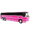 1980 MCI MC-9 Crusader II Intercity Coach Bus Pink "Allstate Charter Lines Inc." 1/87 (HO) Diecast Model by Iconic Replicas - 2 of 3