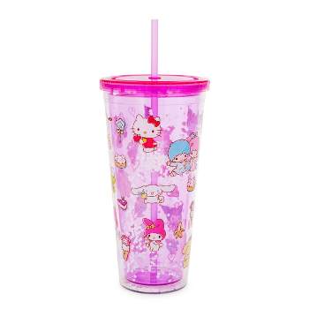 Silver Buffalo Sanrio Hello Kitty and Friends Toss Confetti Carnival Cup | Holds 32 Ounces