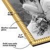 Americanflat Picture Frame with Rope-Style Metal Textured Detailing and Shatter-Resistant Glass - Gallery Style Frames for Tabletop or Wall - 3 of 4