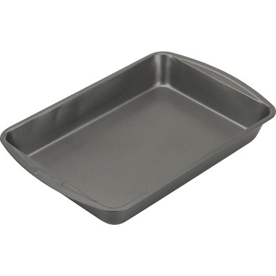 GoodCook 9&#34;x13&#34; Nonstick Steel Ready Rectangle Cake Pan Gray