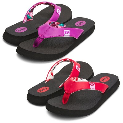 Floopi Women's Bella Yoga Mat Thong Flip Flop 2 pack