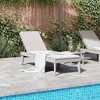 vidaXL Patio Sun Lounger in Gray - Adjustable Backrest, Rattan Look, Lightweight Polypropylene Outdoor Lounger, 73.2"x23.6"x11.4" - 3 of 4