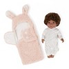 LullaBaby 14" Baby Doll with Hair in Cuddler Wrap - 4 of 4