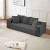 Aukfa Sleeper Sofa Couches for Living Room, Luxury Modern Couch with Deep Seat, No Assembly Required, 3 Seater, Gray - 4 of 4