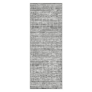 Coolmee Area Rug Boho Textured Design Living Room Non Slip Low-Pile Soft Bedroom Rug Stain Resistant Playroom Carpet - 1 of 4