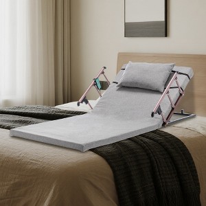 KTMBDW Adjustable Power Lifting Bed Backrest for Elderly Patient Injured, Sit-up Back Rest Chair for Neck Lumbar Back Support, Gray - 1 of 4