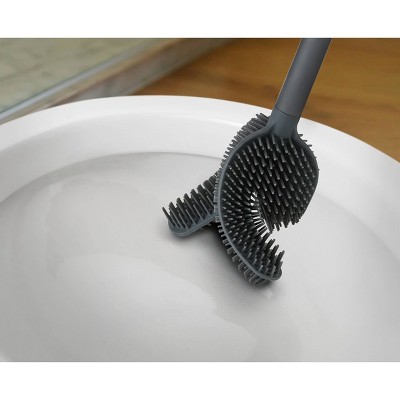 Stainless Steel Flexible Toilet Brush with Holder