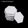 Unique Bargains Hexagon Shapes English Paper Reusable Sewing DIY Quilting Templates 100 Pcs - 4 of 4