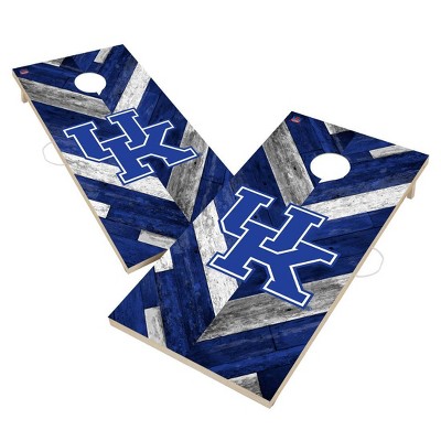 NCAA Kentucky Wildcats 2'x4' Solid Wood Cornhole Board