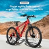 RISOKEYS 24 Inch Mountain Bike,21-Speed Trail Commuter City Mountain Bicycles,Aluminium Frame & Disc Brakes Thumb Shifter Front Fork - 4 of 4