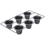 Chicago Metallic Professional 6-Cup Popover Pan, Silver