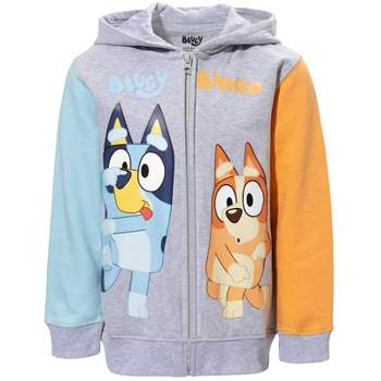 Disney BLUEY Boys Hoodie Shirt Sweatshirt Toddler Size 2T-4T Set Lot Girls  2 3 4
