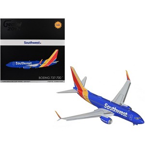 Boeing 737-700 Commercial Aircraft with Flaps Down "Southwest Airlines" Blue "Gemini 200" 1/200 Diecast Model by GeminiJets - 1 of 3