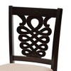 Baxton Studio 2pc Gervais Fabric Upholstered and Wood Barstool Set Dark Brown: Polyester, Fixed Height, Seats 2 - 2 of 4