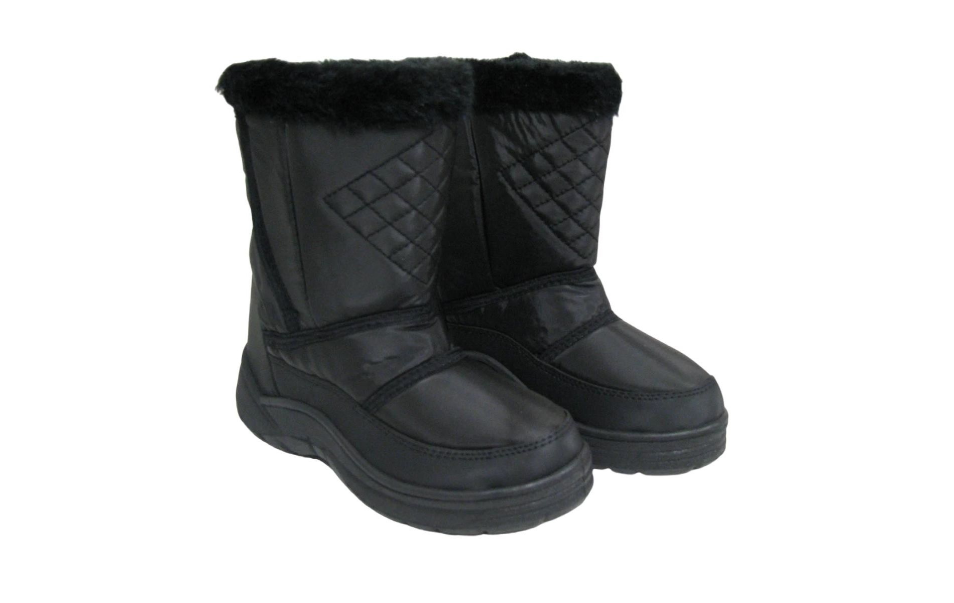 Girl's Winter Boots Warm Fur Lined Snow Boots Childrens Size: 11-4