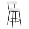 PAGED Bar Stools Set of 2, Modern Dining Chair with Metal Legs and Upholstered Seat, Living Room Chair for Bedroom, Dining Room - 3 of 4