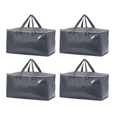 REGALWOVEN Clothes Storage Storage Bags Moving Bags with Handles 4 Pcs