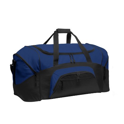 Port Authority Standard Colorblock Sport Duffel - True Royal/black : Target