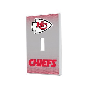 NFL AFC Teams Linen Hidden-Screw Light Switch Plate for Single Toggle - 1 of 4