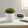 Wooakway 8" Dia Outdoor Indoor Ceramic Planter Pot Decorative Planter with Drainage Hole Patio Flower Pot - 3 of 4