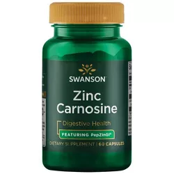 Swanson Mineral Supplements Zinc Carnosine - Featuring Pepzingi 60 Caps
