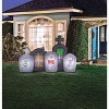 Occasions 6' Inflatable Flashing Lights Tombstone Scene, 4 ft Tall, Multicolored - 2 of 2