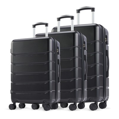 YONWAY 3 Piece Luggage Set, Expandable Hardside Carry-On Luggage, with TSA lock & Spinner Wheels, for Travel