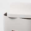 Medium Decorative Fabric Box Ivory - Brightroom™: Rectangle, Polypropylene & Polyester, Spot Clean, 13"x10"x7" - 3 of 3