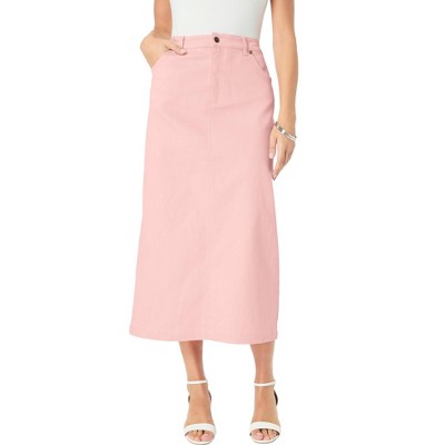 Roaman's Women's Plus Size Back Split Pencil Skirt