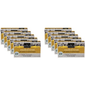 Cole’s Smoked Trout with Lemon & Cracked Pepper - Case of 12 - 3.2 oz - 1 of 2