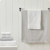 Modern Threads 6 Piece Yarn Dyed Jacquard Towel Set, Cobblestone. - 3 of 4