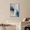 Art Remedy Morning Dew Blue Abstract Wall Art Framed - 2 of 4