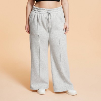 Blogilates Women's Travel Trouser High-Rise Wide Leg Sweatpants