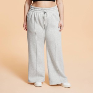 Blogilates Women's Travel Trouser High-Rise Wide Leg Sweatpants - 1 of 4