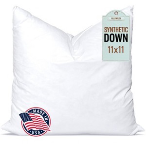 Pillowflex Synthetic Down Alternative Pillow Insert White - Chop - 1 of 4