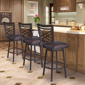 Armen Living Fargo Barstool Brown - 1 of 4