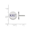 Black Bow Jewelry Sterling Silver Kappa Kappa Gamma Greek Life Stud Earrings - 2 of 3