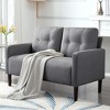 MAYEERTY 51.2¡±Loveseat Couch Modern Couch Loveseat Stylish Upholstered Sofa for Living Room - 2 of 4