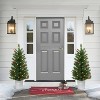 Puleo 2ct 42' Pre-lit Decorated Pine Potted Artificial Christmas Tree - 2 of 4