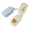 HTUTWOO Small Mini Jewelry Travel Case, Velvet Portable For Rings Necklaces Earrings Bracelet Storage Box Convenient For Traveling - 2 of 4