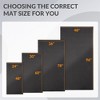 Gulches High Density Home Gym Treadmill Exercise Bike Equipment Mats, 1/4 Inch Thick, Multiple Sizes - 4 of 4