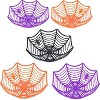 Joyfy 5pcs Halloween Plastic Spider Web Bowls Candy Basket, Candy Bowl Tableware Decorations, Halloween Candy Dish Trick or Treat Party Supplies - 2 of 4