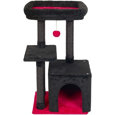 Cute Cat Tree Kitten Cat Tower for Indoor Cat Condo Sisal Scratching Posts