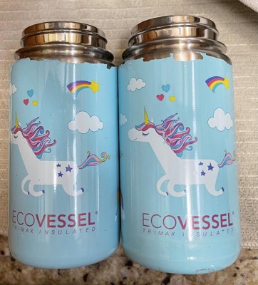 EcoVessel Frost Insulated Kids Water Bottle — 12 oz. Outerspace